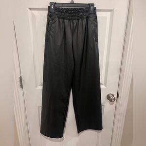 Black Aerie leather pants. In perfect condition. Size XS